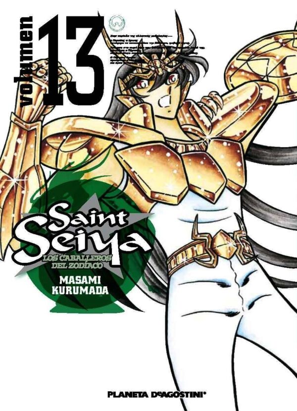 Manga Saint Seiya Los Caballeros del Zodiaco tomo 13