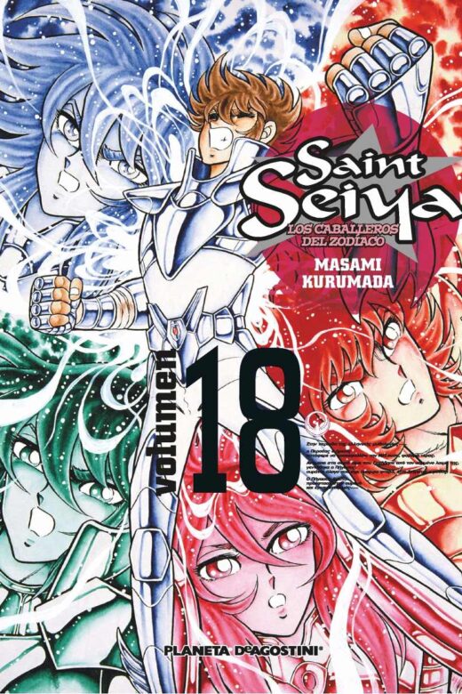 Manga Saint Seiya Los Caballeros del Zodiaco tomo 18