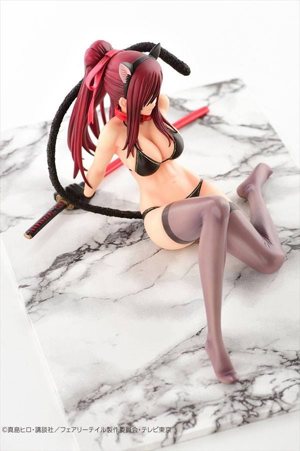 Estatua Erza Scarlet Black Cat Gravure