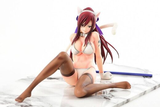 Estatua Erza Scarlet Cat Gravure Style