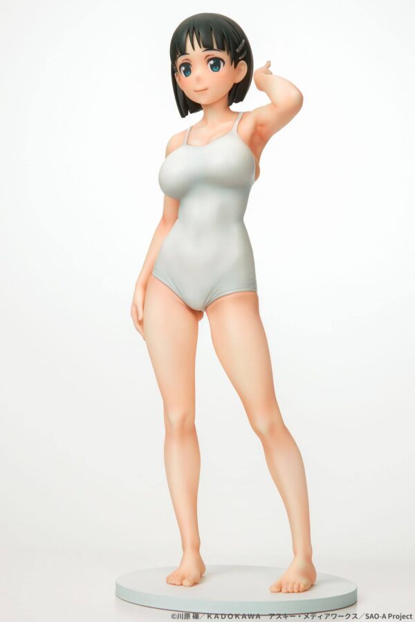 Estatua Suguha Kirigaya White Swimsuit