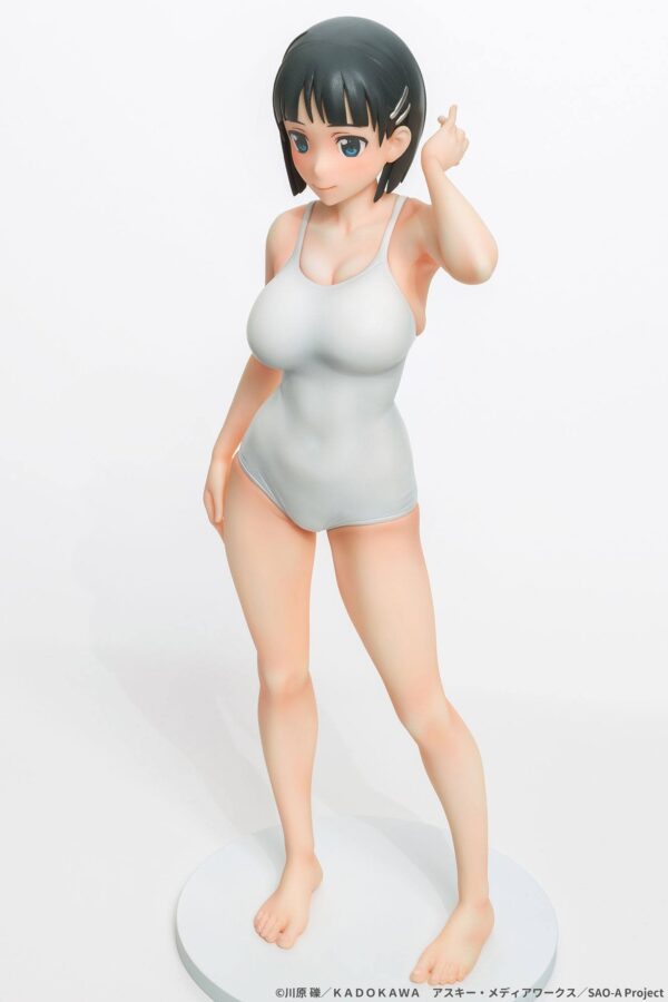 Estatua Suguha Kirigaya White Swimsuit