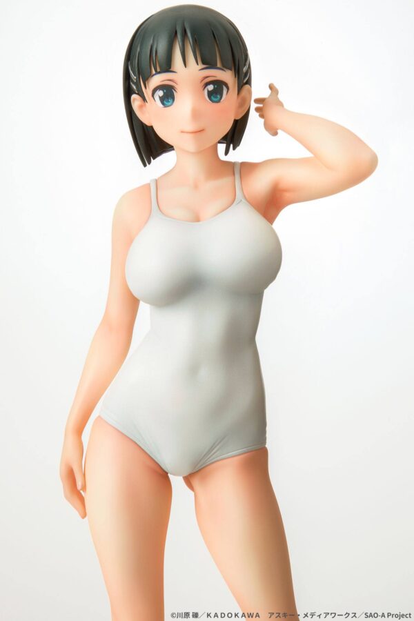 Estatua Suguha Kirigaya White Swimsuit