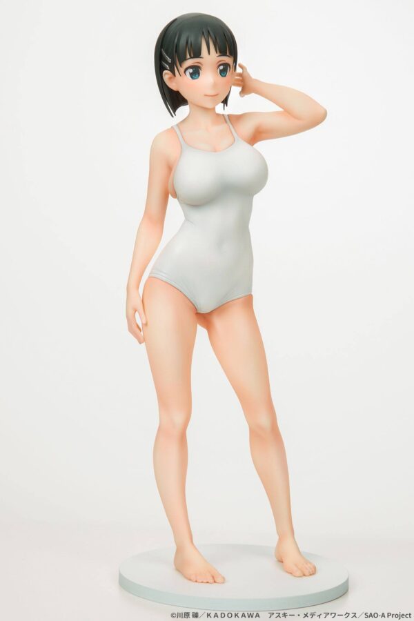 Estatua Suguha Kirigaya White Swimsuit