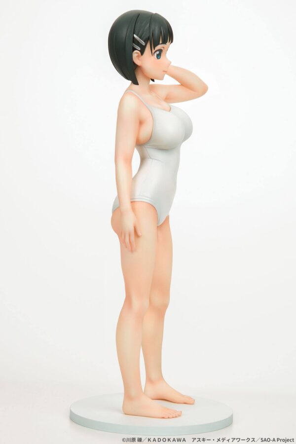 Estatua Suguha Kirigaya White Swimsuit