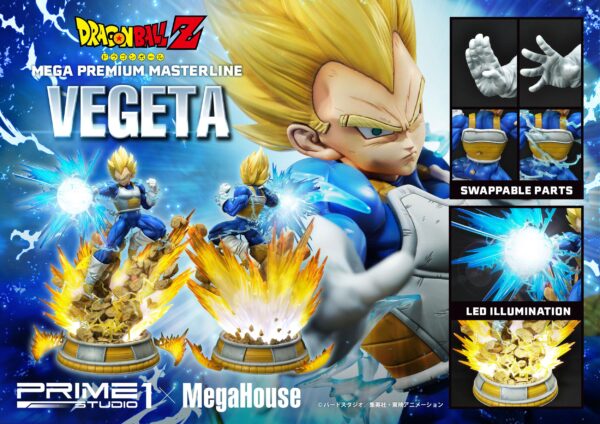 Estatua Dragon Ball SS Vegeta 64cm