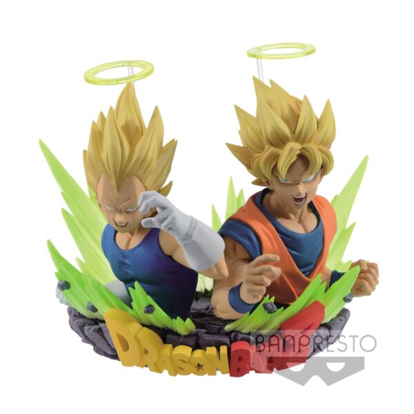 Busto Dragon Ball Z Goku y Vegeta