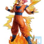 Estatua Ichibansho Super Saiyan God Goku