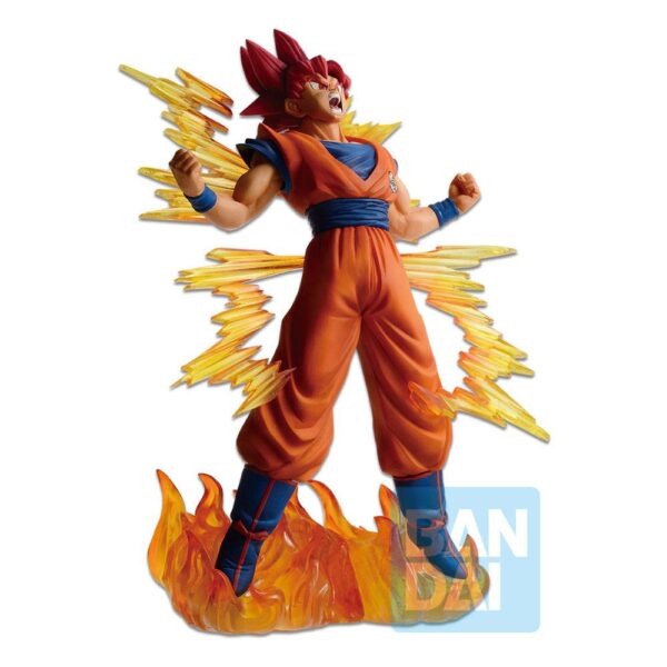 Estatua Ichibansho Super Saiyan God Goku