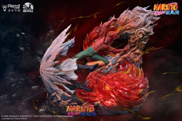 Estatua Naruto Might Guy VS Uchiha Madara