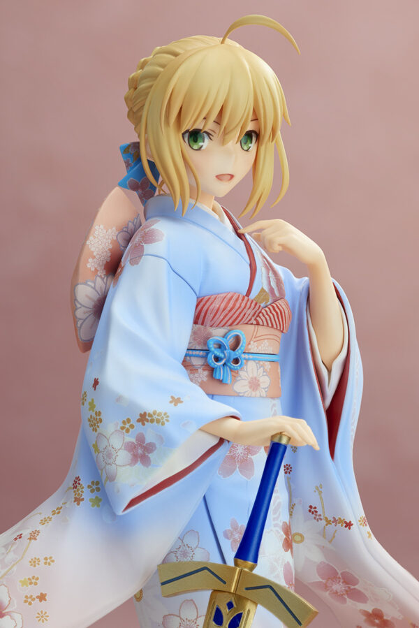 Fate Stay Night Unlimited Blade Works Figura Saber Kimono