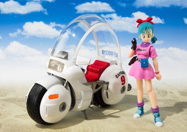 Figura Dragon Ball Vehiculo Bulma Motorcycle