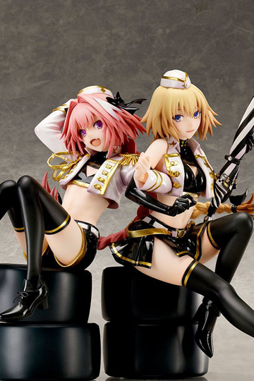 Estatua Fate Apocrypha Jeanne d'Arc y Astolfo