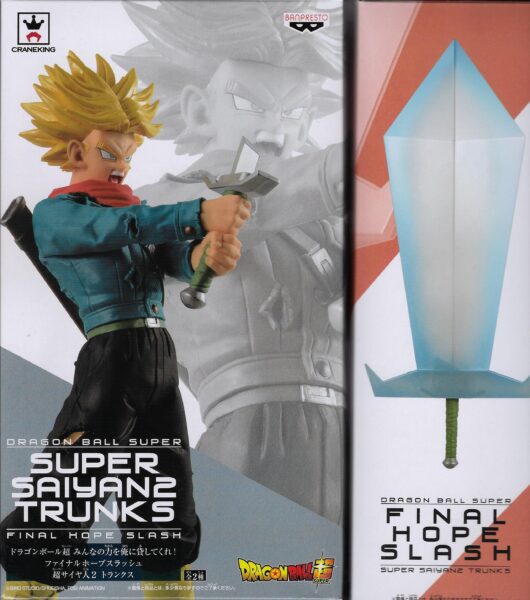 Pack 2 figuras Super Saiyan 2 Trunks y Blade of Hope Final