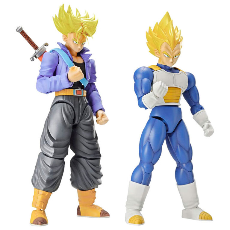 Set 2 figuras Trunks y Vegeta DX