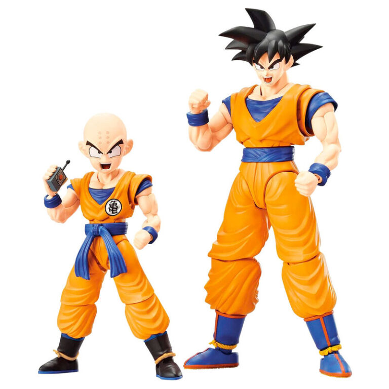 Set 2 figuras Son Goku y Krillin