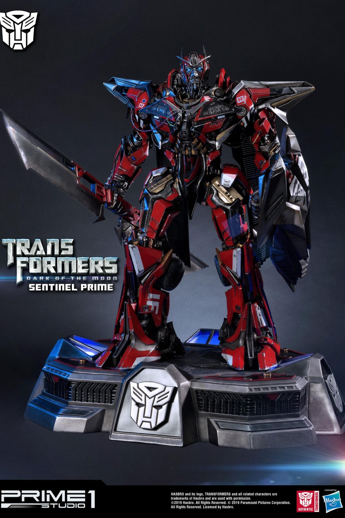Estatua Sentinel Prime Transformers