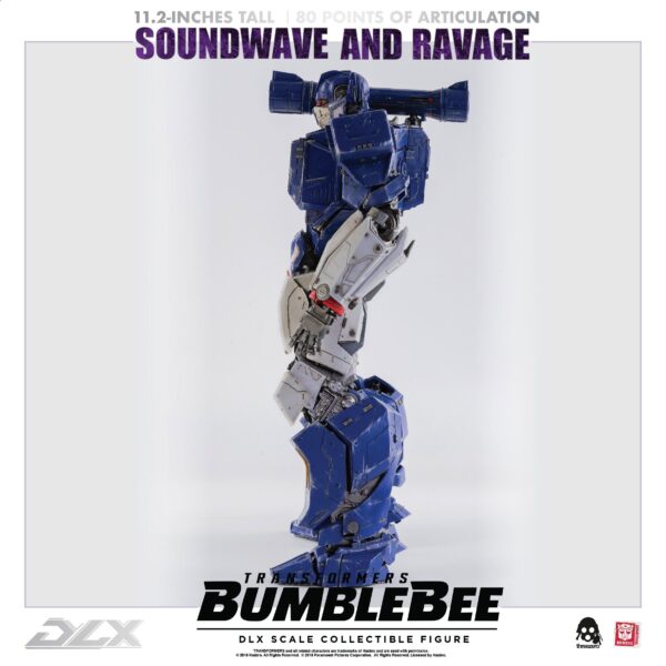 Figura Transformers Bumblebee Soundwave y Ravage