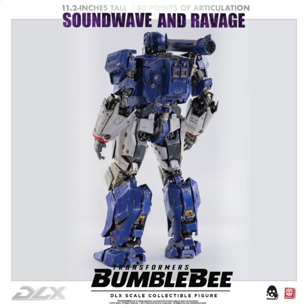 Figura Transformers Bumblebee Soundwave y Ravage