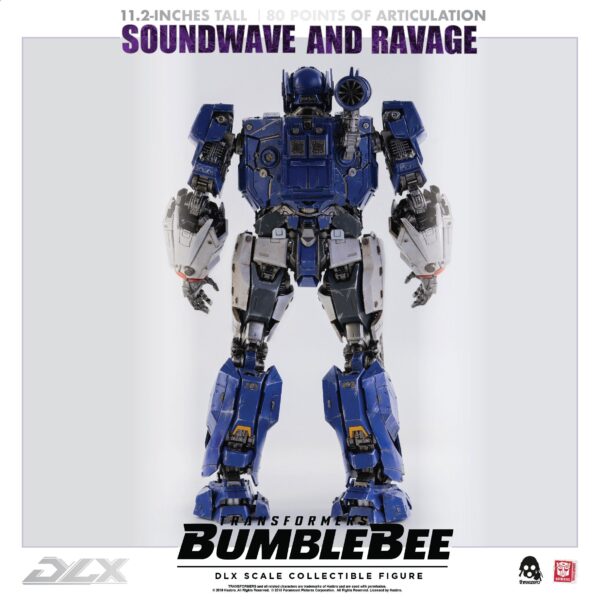 Figura Transformers Bumblebee Soundwave y Ravage