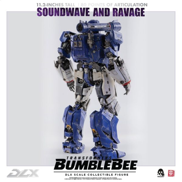 Figura Transformers Bumblebee Soundwave y Ravage