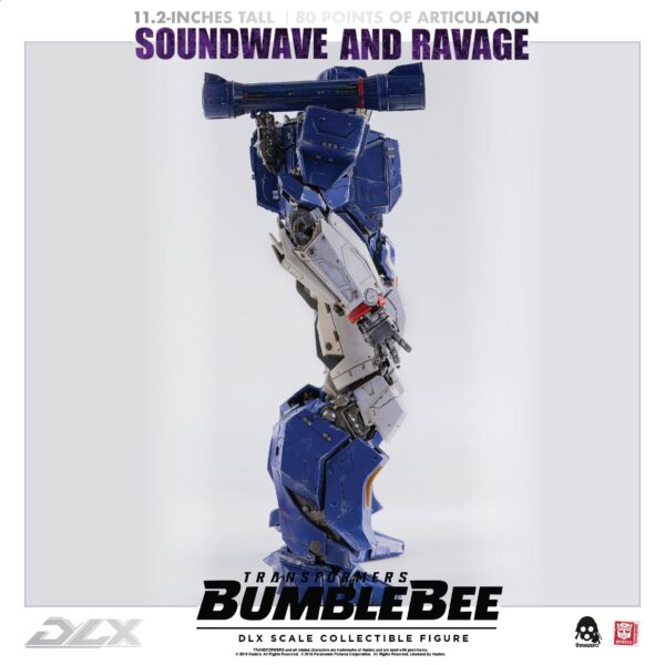 Figura Transformers Bumblebee Soundwave y Ravage