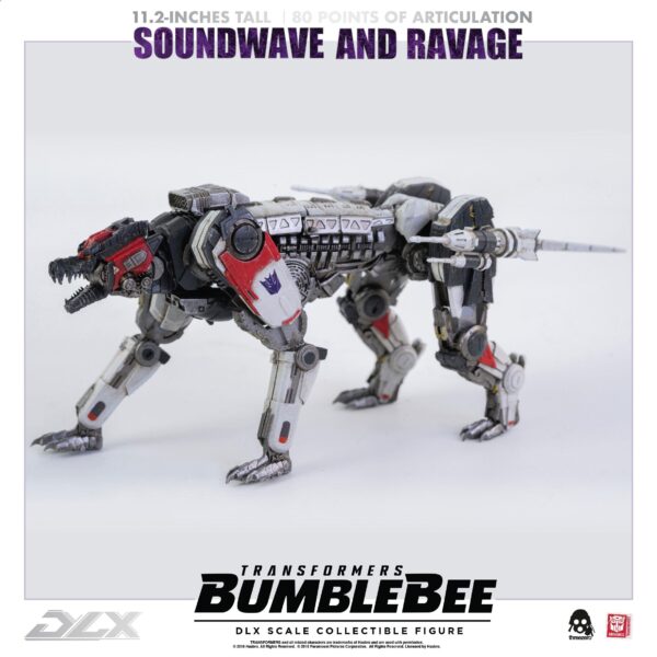 Figura Transformers Bumblebee Soundwave y Ravage