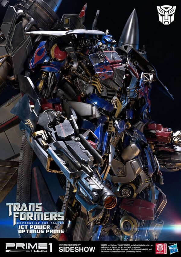 Estatua Transformers Jetpower Optimus Prime 93 cm