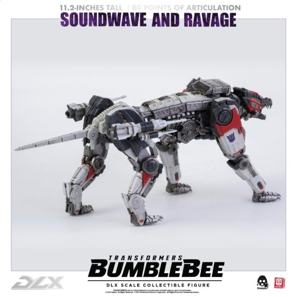 Figura Transformers Bumblebee Soundwave y Ravage