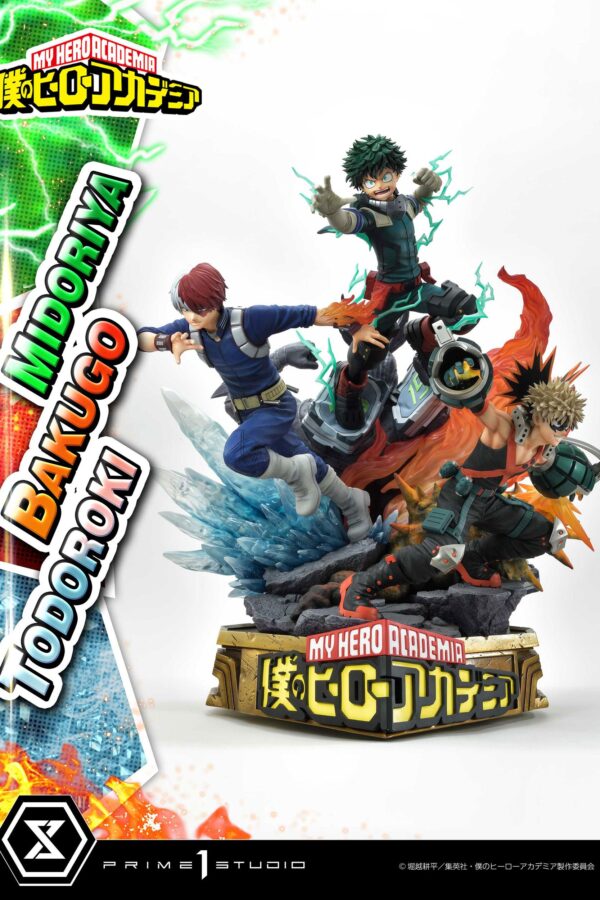 Estatua Midoriya - Bakugo - Todoroki