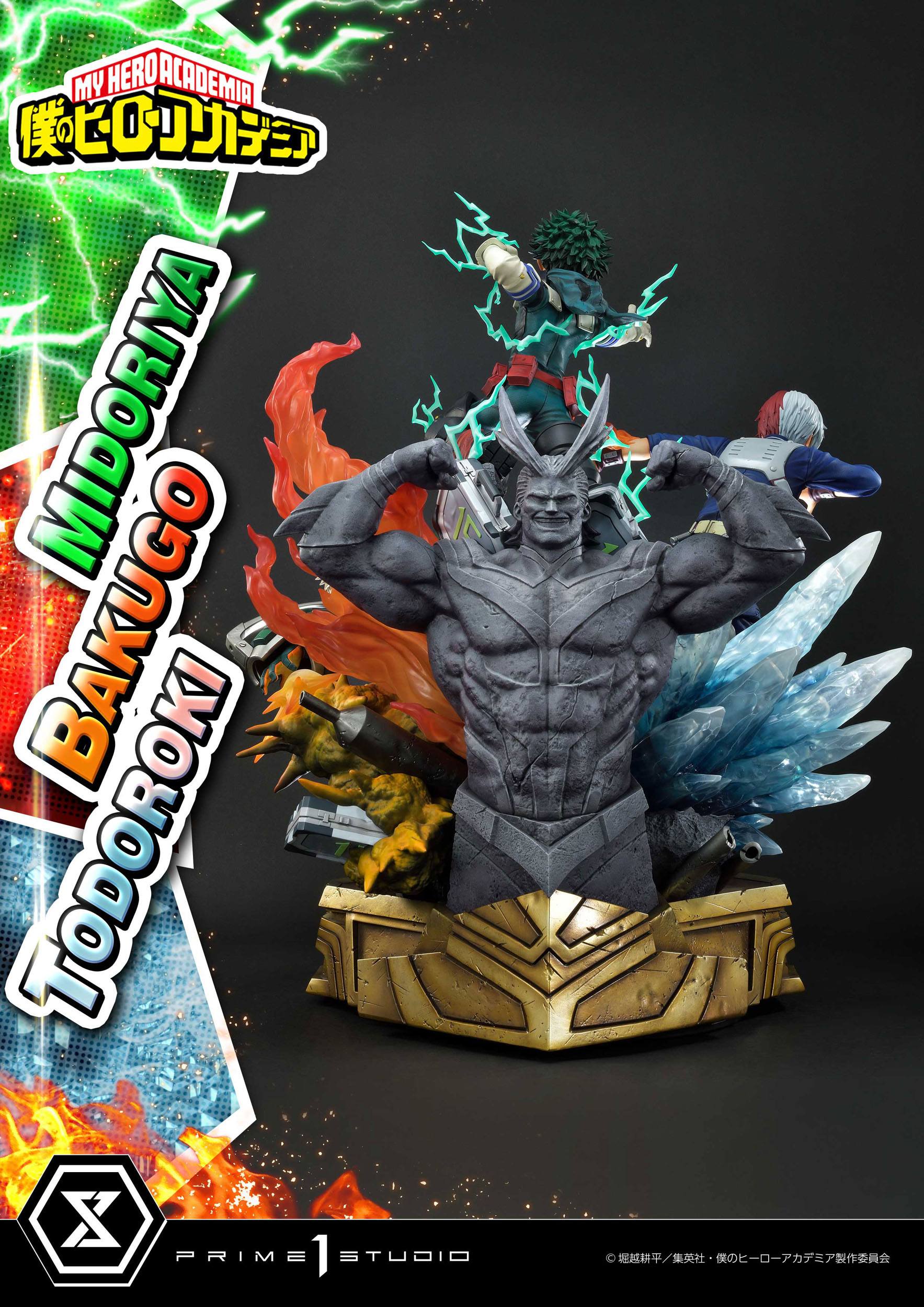 Estatua Midoriya - Bakugo - Todoroki