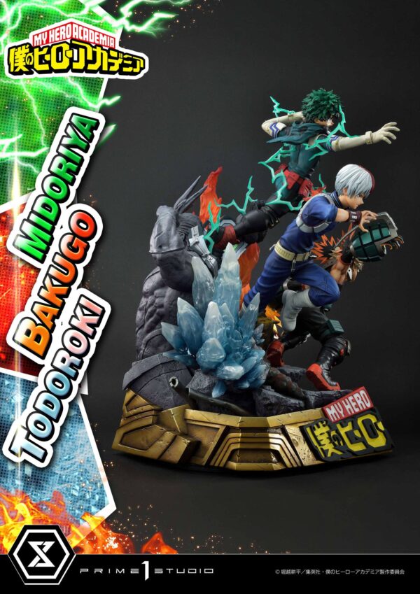 Estatua Midoriya - Bakugo - Todoroki