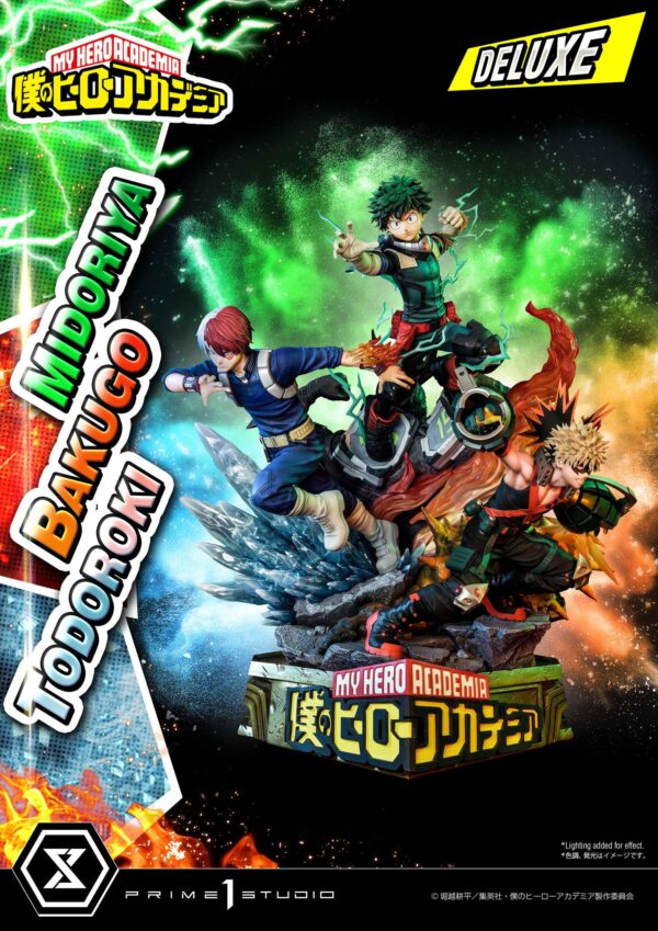 Estatua Midoriya - Bakugo - Todoroki Deluxe Bonus