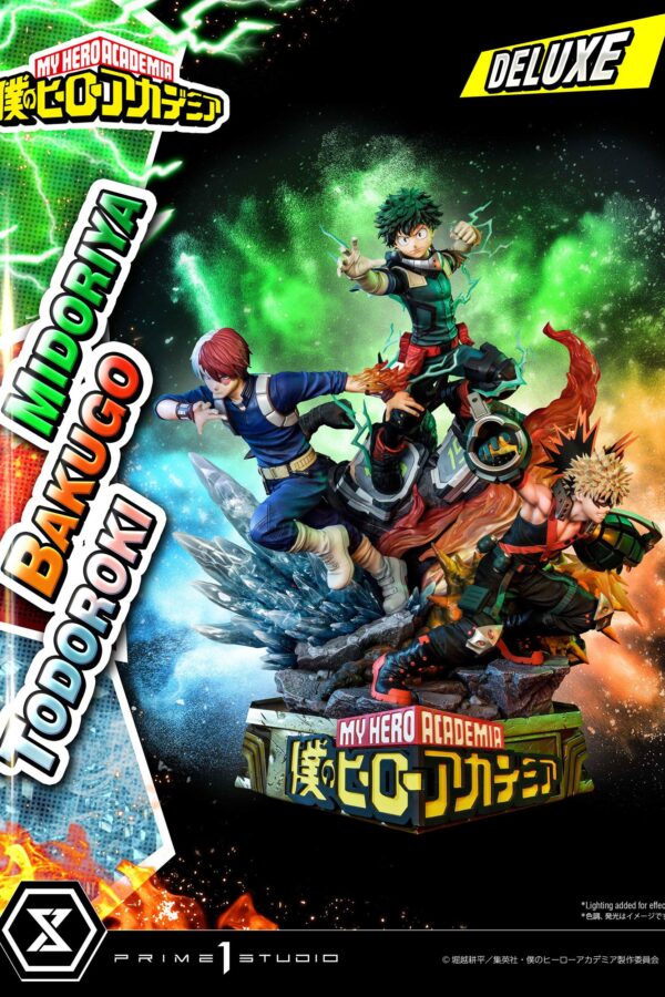 Estatua Midoriya – Bakugo – Todoroki Deluxe Bonus