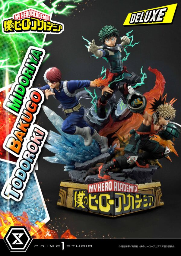 Estatua Midoriya - Bakugo - Todoroki Deluxe Bonus