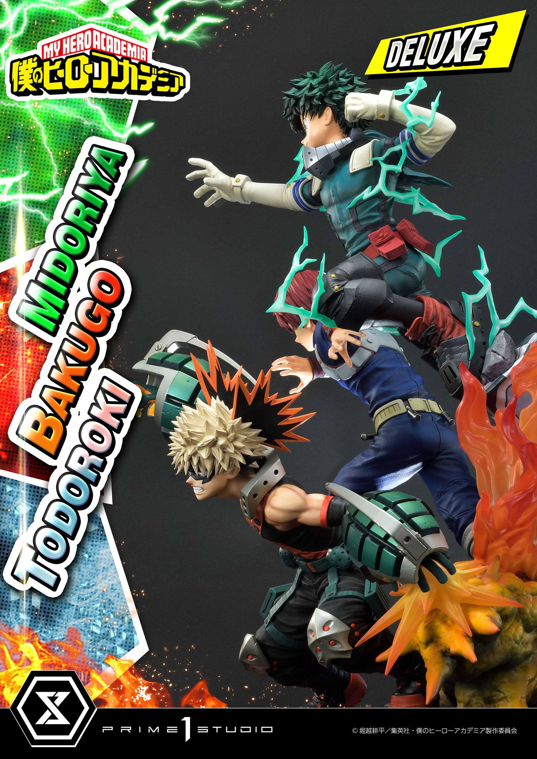 Estatua Midoriya - Bakugo - Todoroki Deluxe Bonus