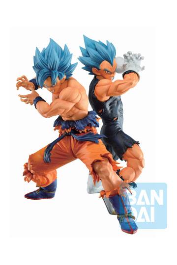 Estatuas SSGSS Son Goku y SSGSS Vegeta