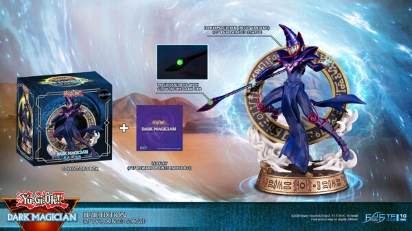 Estatua Dark Magician Blue Version