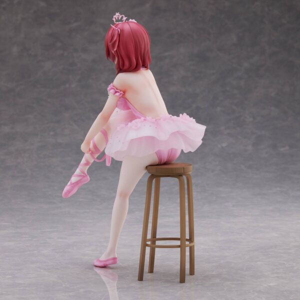 Estatua Flamingo Ballet Red Hair Girl