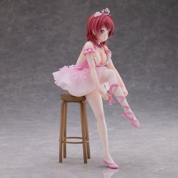 Estatua Flamingo Ballet Red Hair Girl