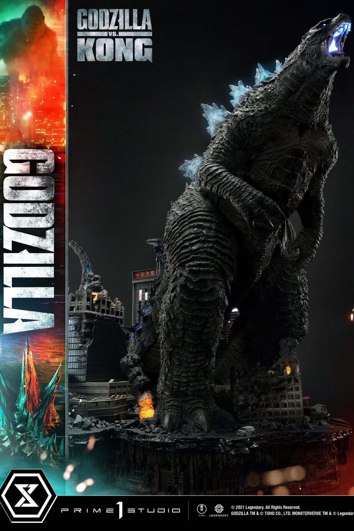 Estatua Godzilla vs Kong Final Battle