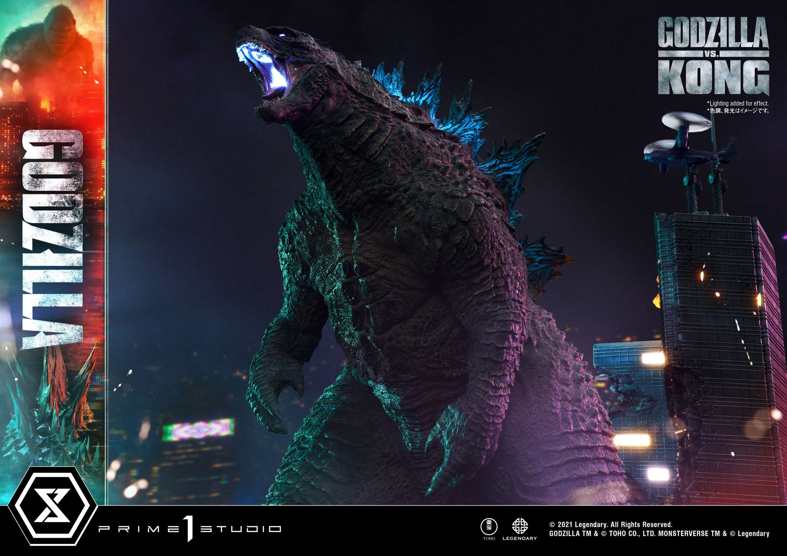 Estatua Godzilla vs Kong Final Battle