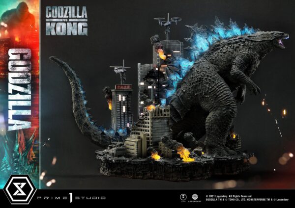 Estatua Godzilla vs Kong Final Battle