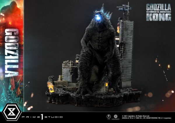 Estatua Godzilla vs Kong Final Battle