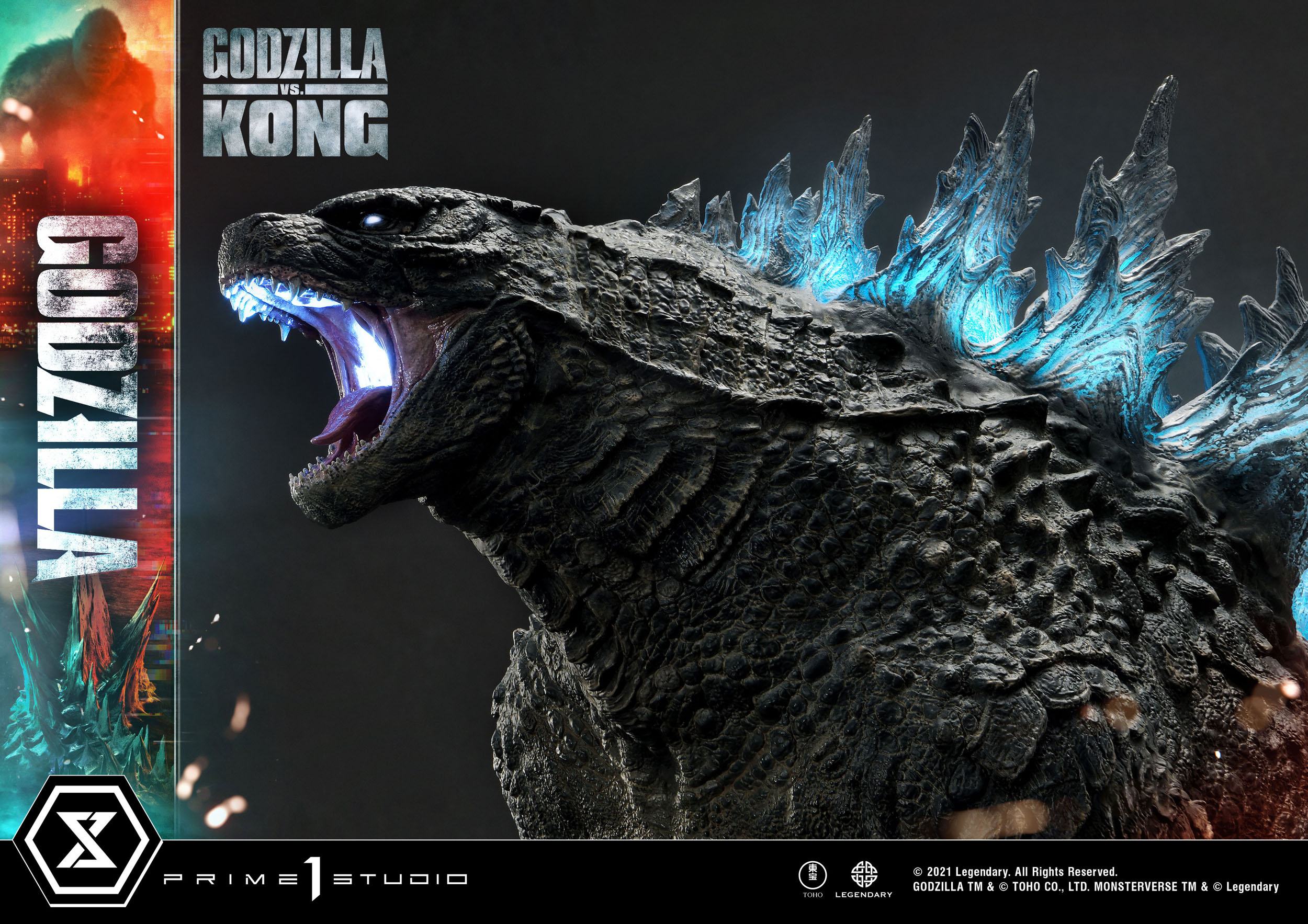 Estatua Godzilla vs Kong Final Battle