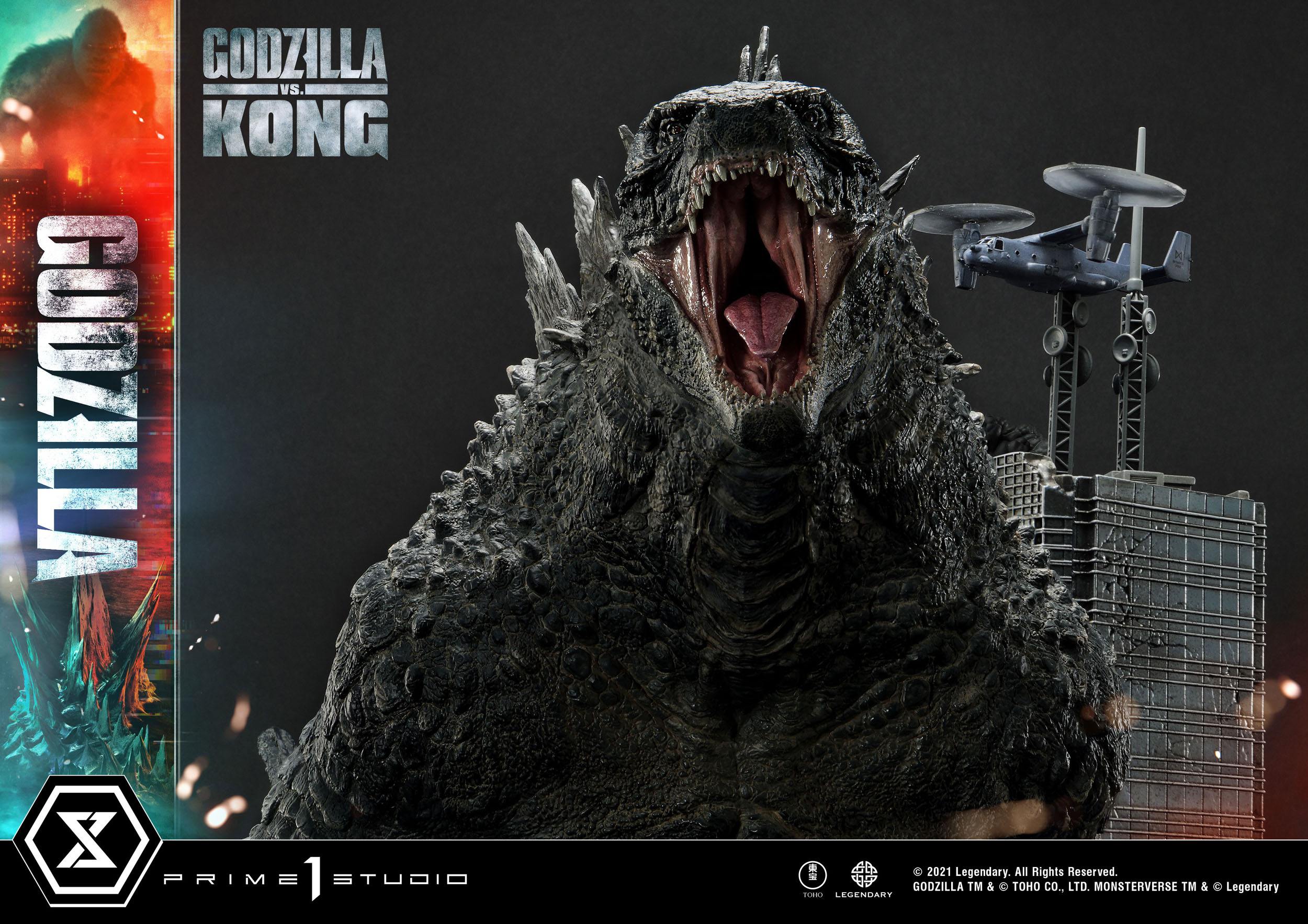 Estatua Godzilla vs Kong Final Battle