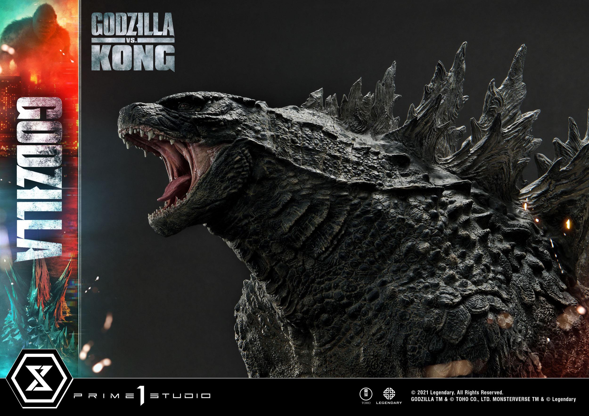 Estatua Godzilla vs Kong Final Battle