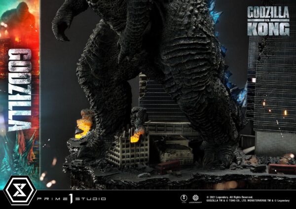 Estatua Godzilla vs Kong Final Battle