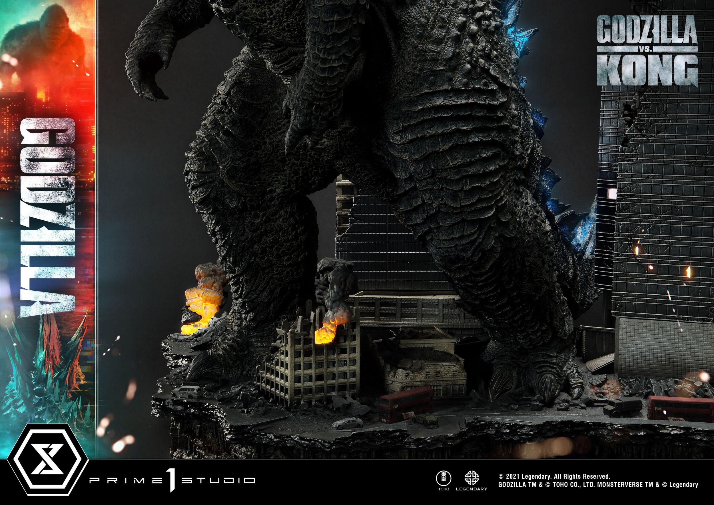 Estatua Godzilla vs Kong Final Battle