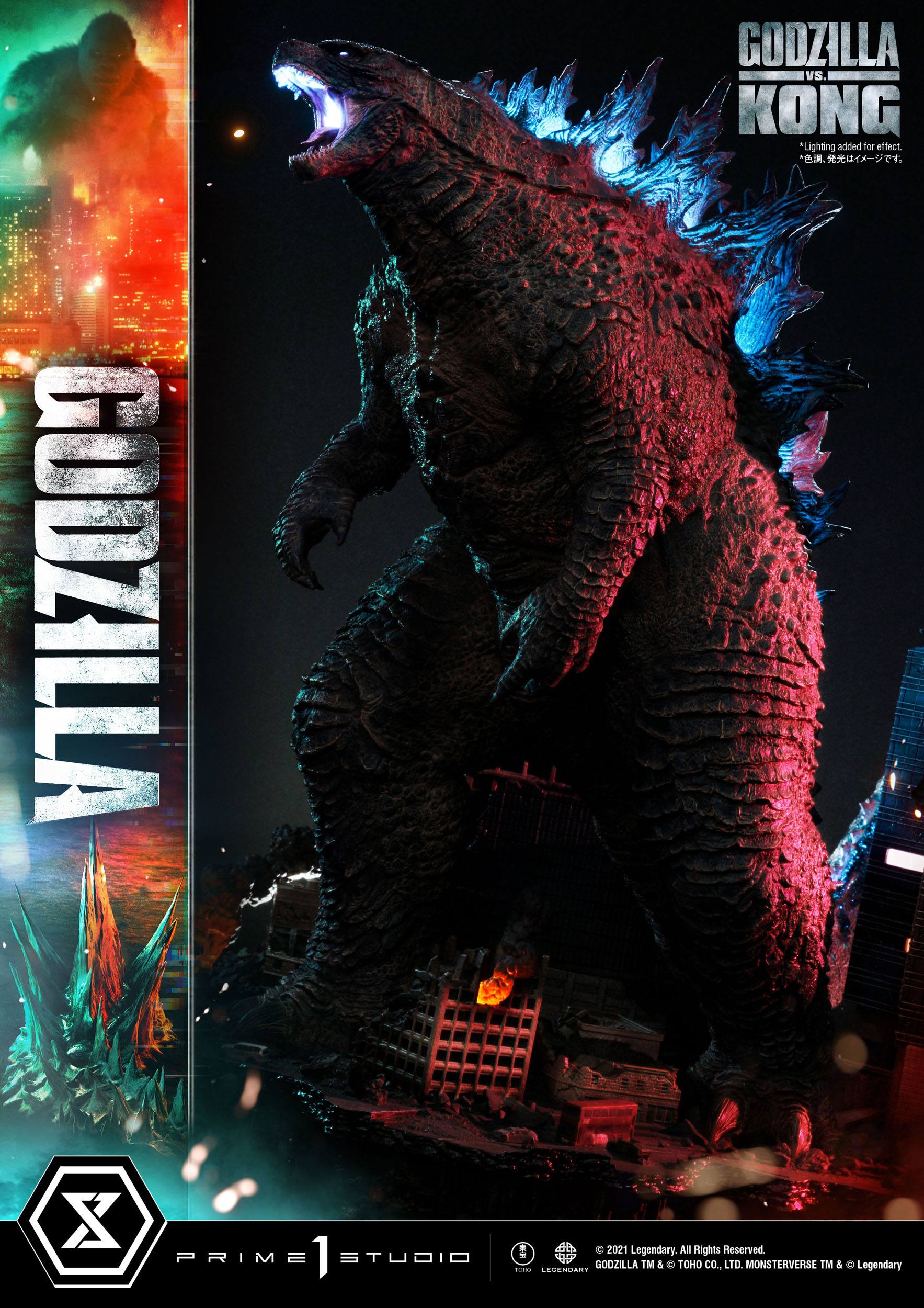 Estatua Godzilla vs Kong Final Battle